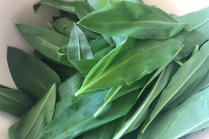 Pofta pescarului - dorada cu ardei copti si pesto de leurda