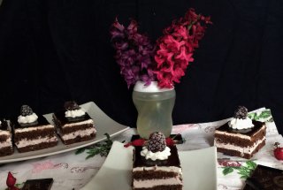 Desert prajitura cu crema de mure