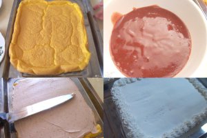 Desert tort cu crema de capsuni