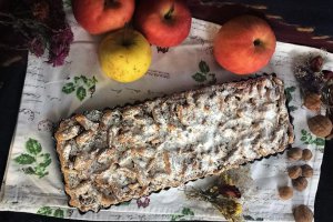 Desert tarta cu mere si magiun