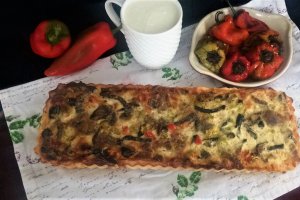 Tarta cu pui si ghebe