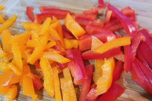 Supa cu chorizo, ciuperci si zucchini