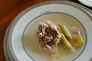 Supa de berbecut in stil grecesc la slow cooker Crock- Pot 4,7L