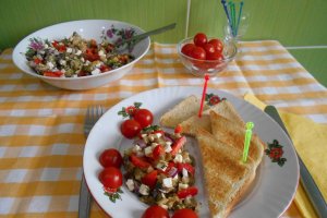 Salata de vinete, in stil grecesc (2)