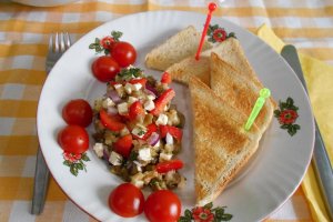 Salata de vinete, in stil grecesc (2)
