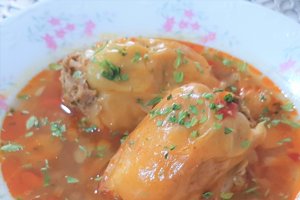 Ciorba de ardei umpluti cu carne de vacuta