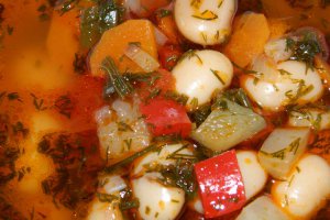 Ciorba primavaratica de fasole boabe