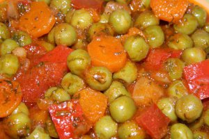 Mancare de mazare verde