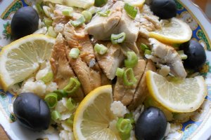 Salata de paste, cu hering afumat in ulei