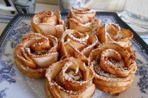 Desert trandafirasi in foietaj