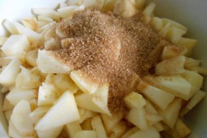 Desert tarta normanda cu mere