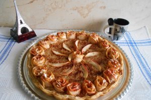 Desert tarta normanda cu mere