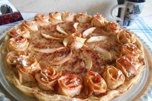 Desert tarta normanda cu mere