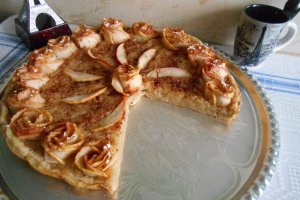 Desert tarta normanda cu mere