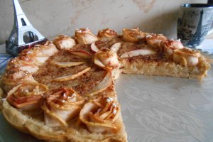 Desert tarta normanda cu mere