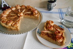 Desert tarta normanda cu mere