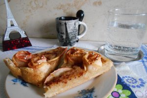 Desert tarta normanda cu mere