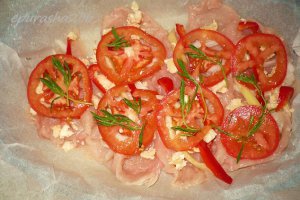 Piept de pui gratinat
