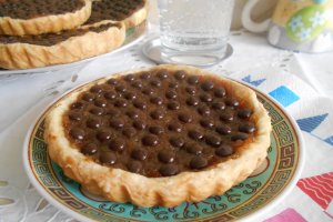 Desert mini tarte cu mere si ciocolata