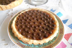 Desert mini tarte cu mere si ciocolata