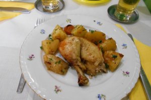 Pui in punga, la cuptor