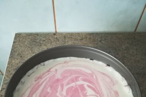 Cheesecake cu jeleu de capsuni (fara zahar )