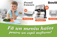 Concurs culinar - Fa un meniu haios pentru un copil mofturos!