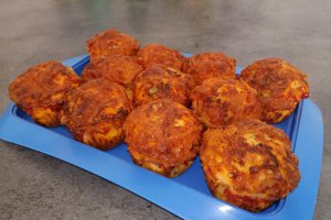 Pizza in forme de briose