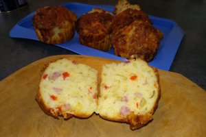 Pizza in forme de briose