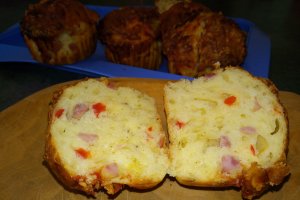 Pizza in forme de briose