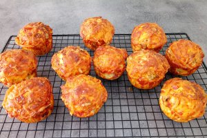 Pizza in forme de briose