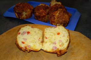Pizza in forme de briose