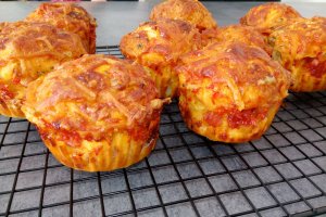 Pizza in forme de briose