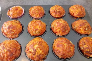 Pizza in forme de briose