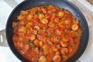 Ghiveci de legume cu carnat afumat