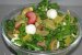 Salata cu fasole galbena pastai, rubarba, migdale si rucola-3