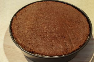 Desert tort cu crema de ciocolata alba si afine - 7 ani de bucataras