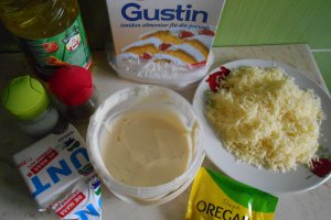 Bulgarasi de cartofi in sos alb, la cuptor