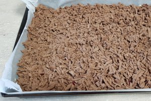 Desert prajitura cu urda, zmeura si caise