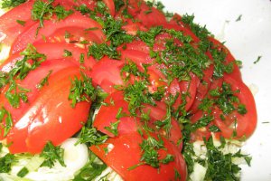 Salata cu varza si rosii