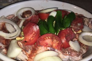 Costita de porc cu pastai de fasole