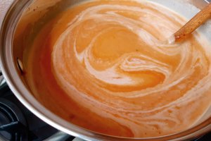 Supa crema de dovlecei cu rosii