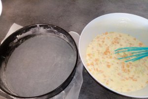 Budinca cu dovlecei si cartofi dulci