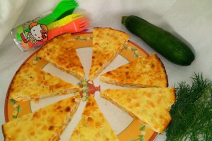 Budinca cu dovlecei si cartofi dulci
