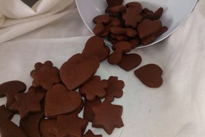 Biscuiti fragezi cu cacao