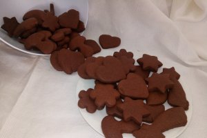 Biscuiti fragezi cu cacao