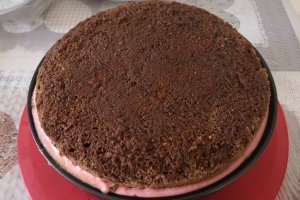 Desert tort de ciocolata si zmeura