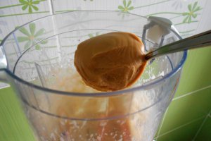 Desert inghetata de banane si unt de arahide