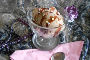 Desert inghetata de banane si unt de arahide