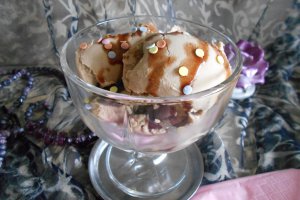 Desert inghetata de banane si unt de arahide